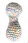 KSS Baby Crocheted Rattle 6 x 3 inches TO-032