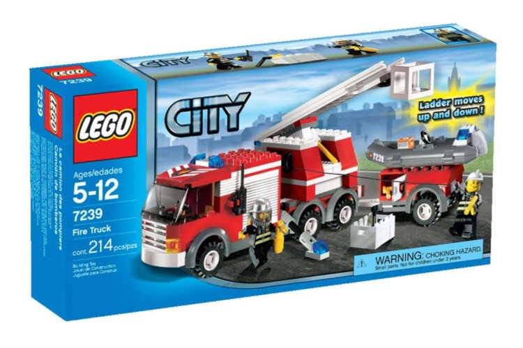 LEGO City Emergency Rescue Fire Truck - Click Image to Close
