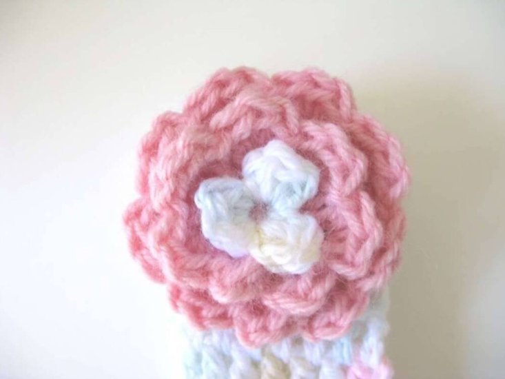 KSS Crocheted Pastel Colored headband 6-12 Months - Click Image to Close
