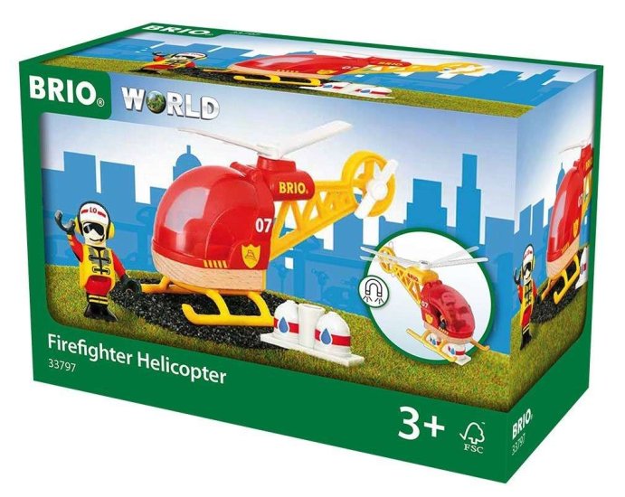 BRIO Wooden Rescue Helicopter 30337