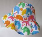 KSS Cotton Sunhat with Small Elephants Size 12 Months