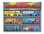 Melissa & Doug Wooden Big-Rig Trucks