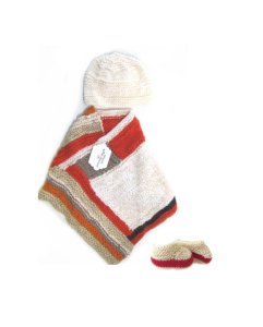 KSS Multicolored Baby Poncho (6 Months) SW-275-BO-037