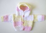 KSS Pastel Hooded Sweater/Cardigan (Newborn) SW-483