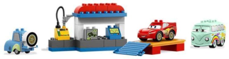 LEGO DUPLO The Pit Stop 5829 - Click Image to Close