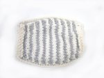 KSS Grey/Natural Around Head Knitted Lined Face Mask 1-5 Years KSS-HM-013