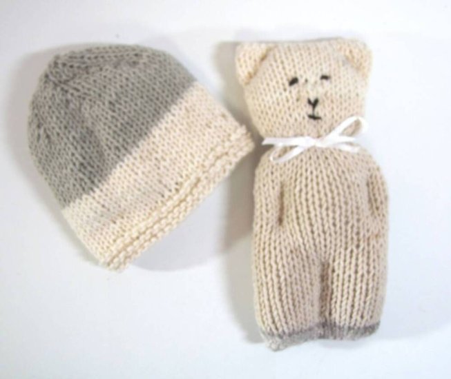 KSS Teddybear and Hat set (6-12 Months) HA-465 - Click Image to Close
