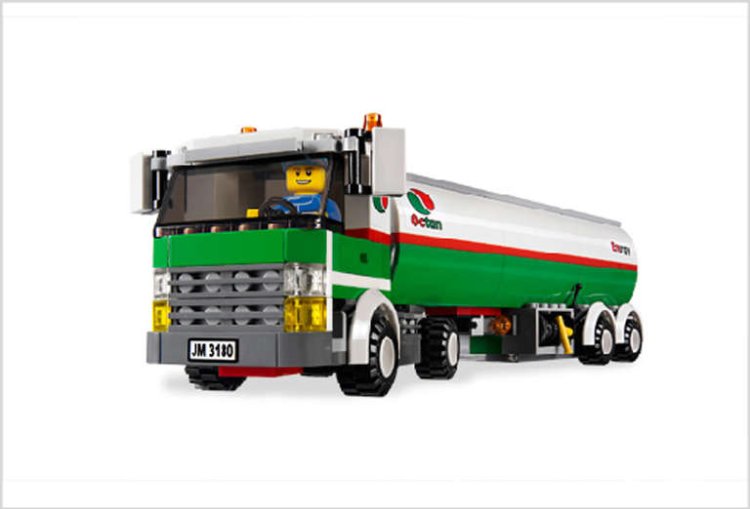 LEGO City Tank Truck - Click Image to Close