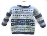 KSS Blue Knitted Pullover Sweater (2 Years) SW-913