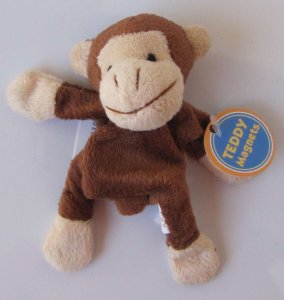Teddykompaniet 4" Animals with Magnets Monkey 1325