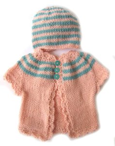 KSS Pink Sweater Vest and Hat 6 Months SW-159