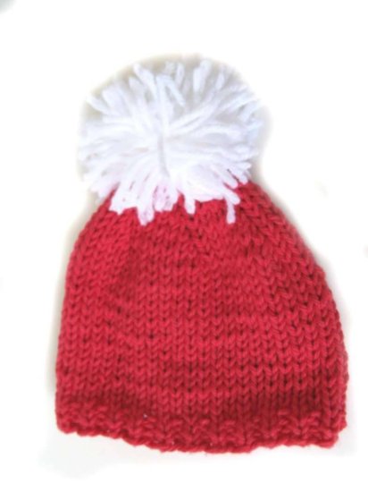 KSS Red Knitted Santa Hat 12-15