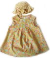 KSS Yellow Flowery Dress and Hat Set 3 Years DR-061