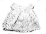 KSS Baby Crocheted White Cotton Dress/Hat 3 Months DR-180