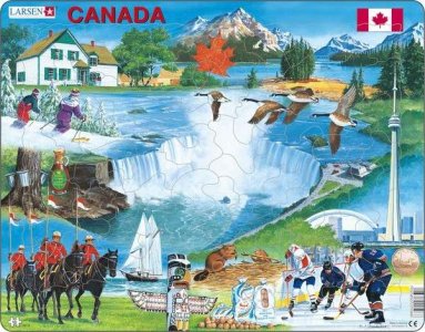 Larsen Canada Souvenir Puzzle 66 pcs 022506 KH6