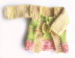 KSS Yellow/Light Green Sweater Coat 6 Months SW-816