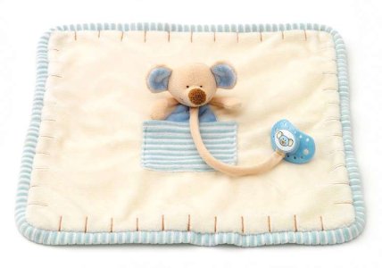 Teddykompaniet Blanky Cuties Mouse (Snuttefilt)