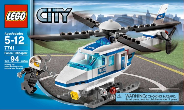 LEGO City Police Helicopter - Click Image to Close