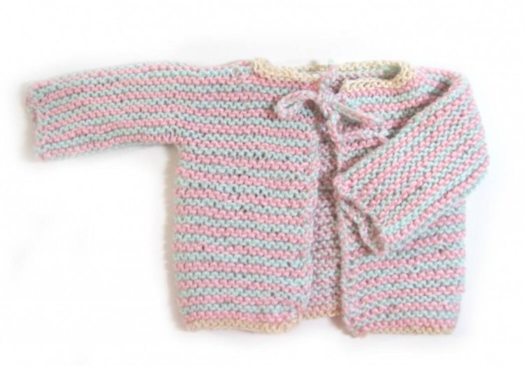 KSS Pink/Mint green Sweater (9 Months) SW-601 - Click Image to Close
