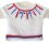 KSS White with Red & Blue Cotton Sweater/Vest 12 M