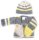 KSS Grey, White and Yellow Sweater/cardigan 6 Months