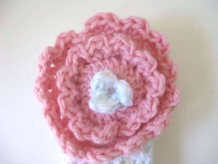 KSS Crocheted Pastel Colored headband 1-3 Years - Click Image to Close