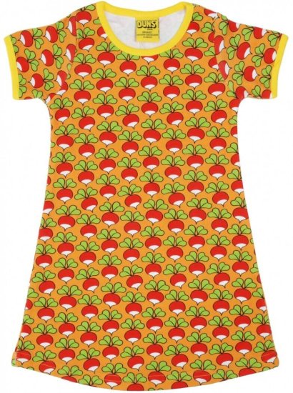 DUNS Organic Cotton "Radish"Short Sleeve Dress (12-18 Months) - Click Image to Close