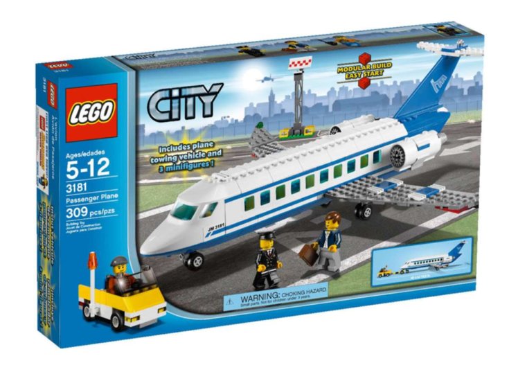 LEGO City Passenger Plane - Click Image to Close
