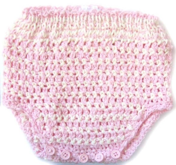 KSS Pink/White Vest and Panty Newborn - Click Image to Close