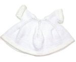 KSS Knitted White Acrylic/Cotton Baby Dress 6 Months DR-183