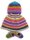 KSS Multicolored Baby Poncho, Booties and Hat (3 Months)