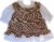 KSS Natural and White Crocheted Top Dress (18 Months)