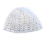 KSS White Crocheted Bucket Hat 15" ( Years) HA-810