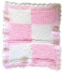 KSS Pink Baby Blanket 20"x25" Newborn and up
