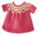 KSS Dark Pink Knitted Dress 12 Months