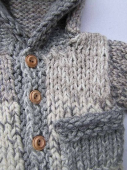 KSS Heavy Greyish Hooded Sweater/Jacket (6 Months)