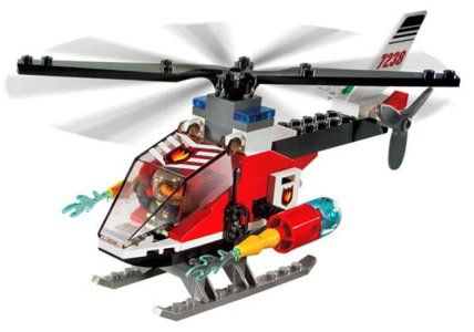 LEGO City Emergency Rescue Fire Helicopter