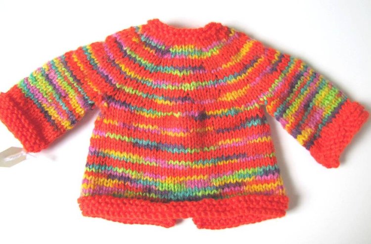 KSS Colorful Crayon Sweater/Cardigan 3 Months - Click Image to Close