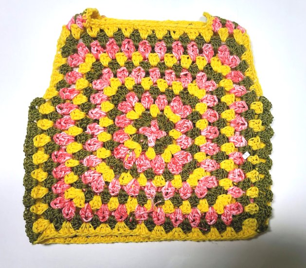 KSS Colorful Crocheted Granny Style Vest (0-1 Years) SW-1115 - Click Image to Close