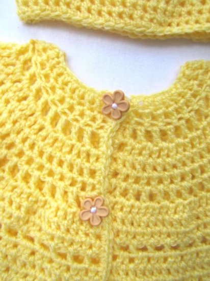 KSS Yellow Sweater/Jacket with a Hat  9 Months