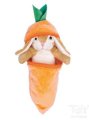 Teddykompaniet Stuffed Grey Rabbit in Carrot 10" 2270