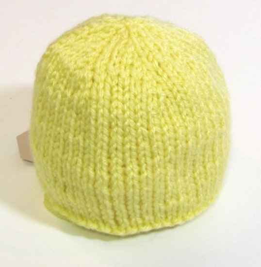 KSS Yellow Cardigan and Hat 3 Months SW-634 - Click Image to Close