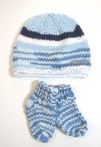 KSS Light Blue Socks and Hat set (3 Months) HA-467