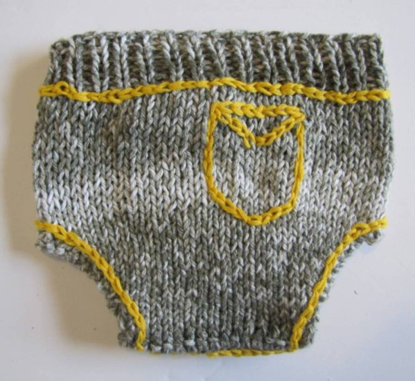 KSS Jeans Diaper Cover in Cotton with Booties (3 Months) - Click Image to Close