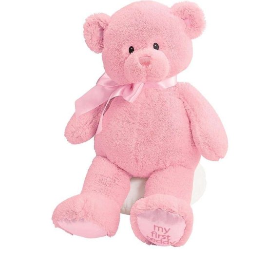 GUND Baby My First Teddy - Pink 18" 021030 - Click Image to Close