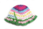 KSS Colorful Crocheted Sunhat 14-16" (3-6 Months) HA-801