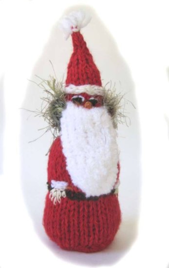 KSS A Red Santa (Jultomte) 9" Tall - Click Image to Close