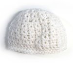 KSS White Acrylic Hat 15" (6 - 12 Months)