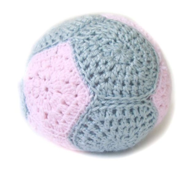 KSS Baby Crocheted Ball 8 inch - Click Image to Close