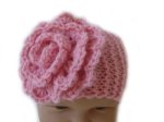KSS Pink Knitted Acrylic Headband 13-15" (3 - 9 Months)